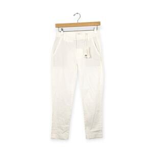 NWT Vince Off White Coin Pocket Cropped Chino Pants Size 00